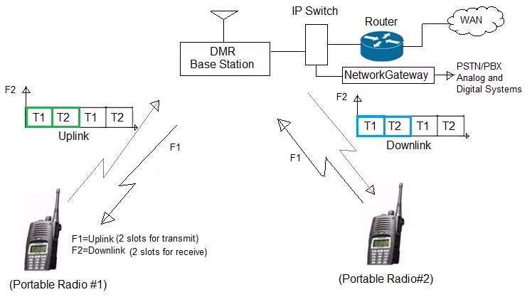 DMR network architecture